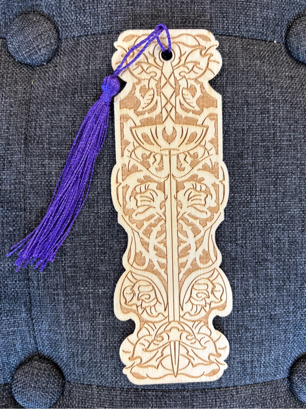OwlCrate | Sorcery of Thorns | Wooden Bookmark from January 2026 YA Box | NWT